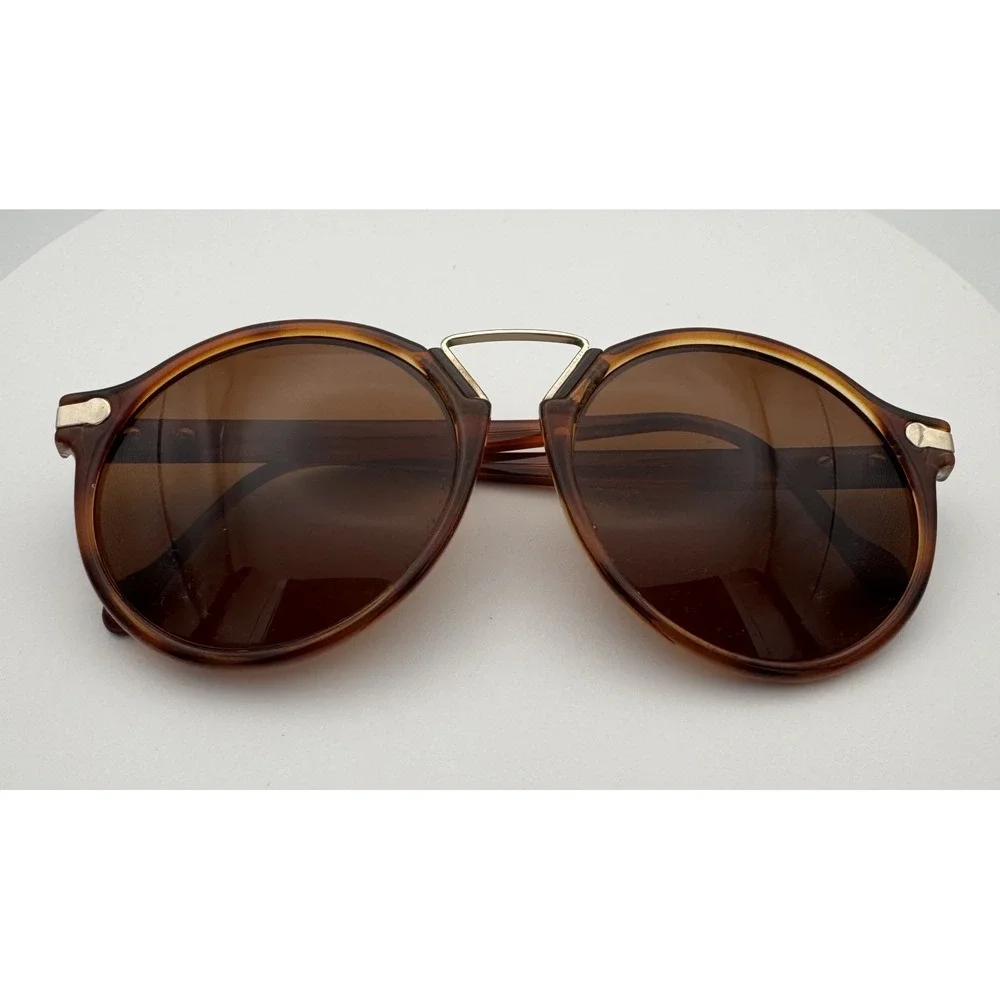 Vintage Carrera Boss 5151 55[]15 Large 145 Tortoise Round Traditional Sunglasses